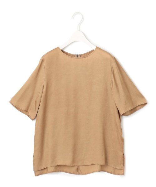 洗える】 キュプラピグメントクロス ブラウス(508452296)｜阪急百貨店 