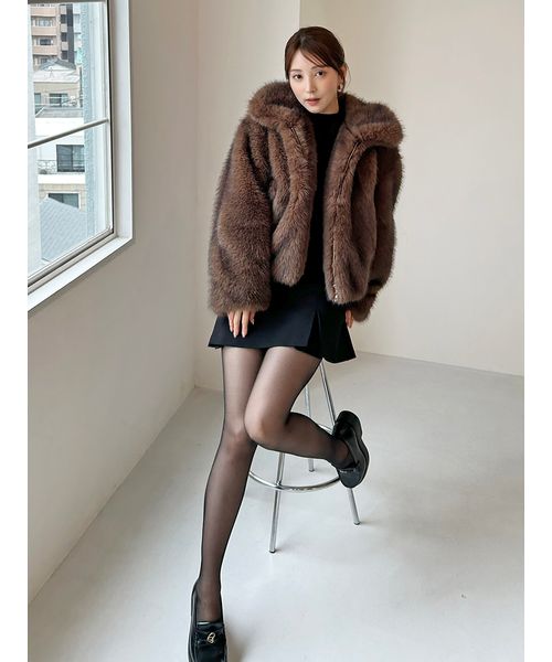 最終お値下げ⭐️SNIDELファーショートコート ファーショートコート(508453995)｜阪急百貨店公式通販サイト｜阪急