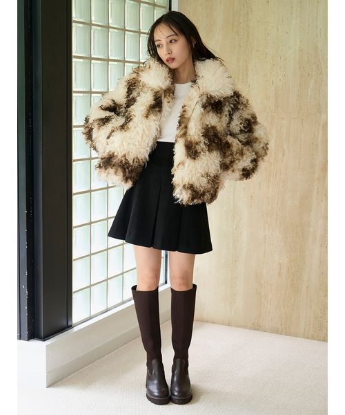 ファーショートコート(508453995)｜阪急百貨店公式通販サイト｜阪急