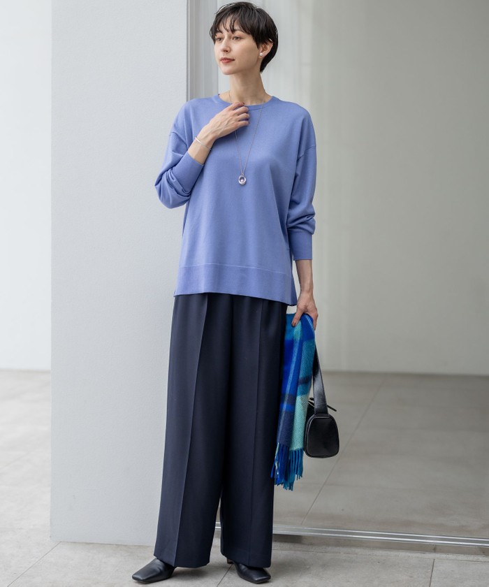 洗える】オータムシャイニー リラクシー ニット(508456150)｜阪急