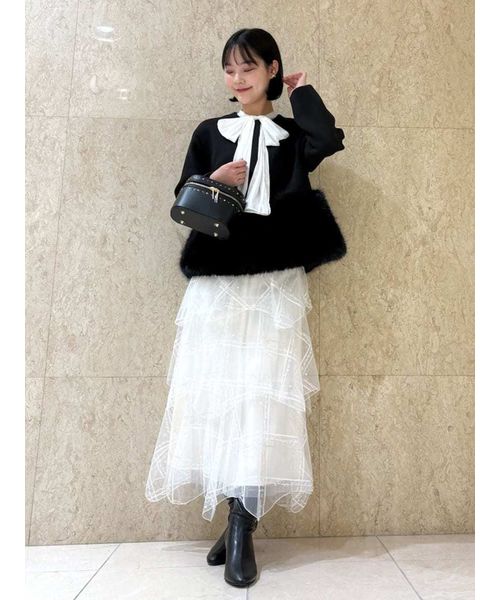 HANAE MORI×CELFORDコラボ】パールスカート(508381590)｜阪急百貨店