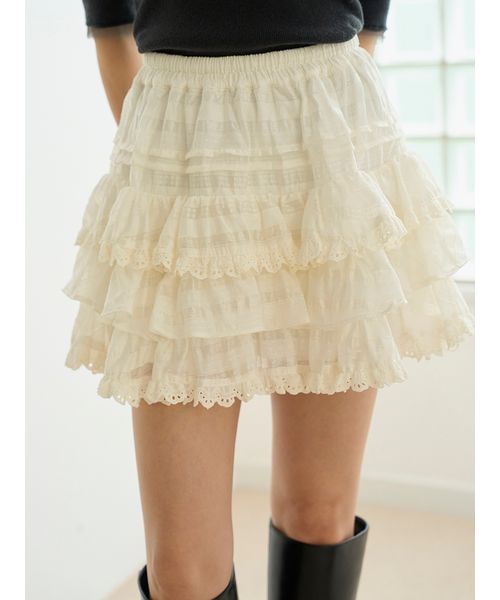 ラッフルティアードスカショーパン(508399414)｜阪急百貨店公式通販