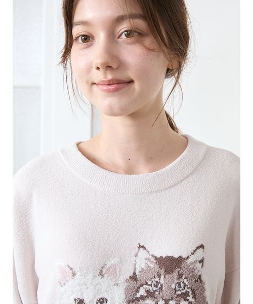 ツインキャットジャガードワンピース(508461940)｜阪急百貨店