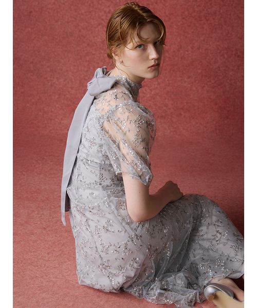 バックリボンスモールフラワードレス(508478233)｜阪急百貨店公式通販