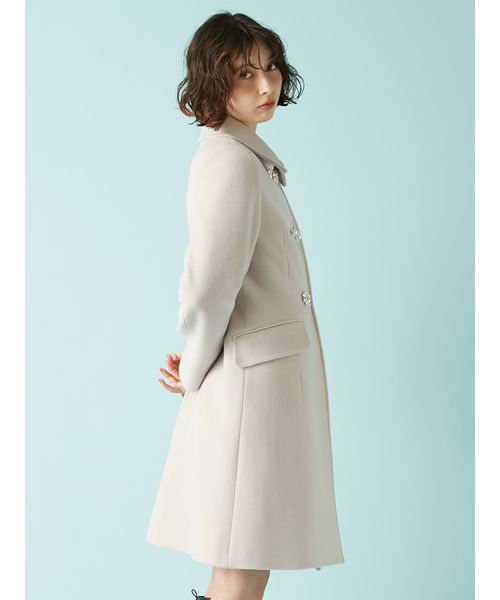 L.B CANDY STOCK]ダブルビジューミディコート(508482590)｜阪急百貨店