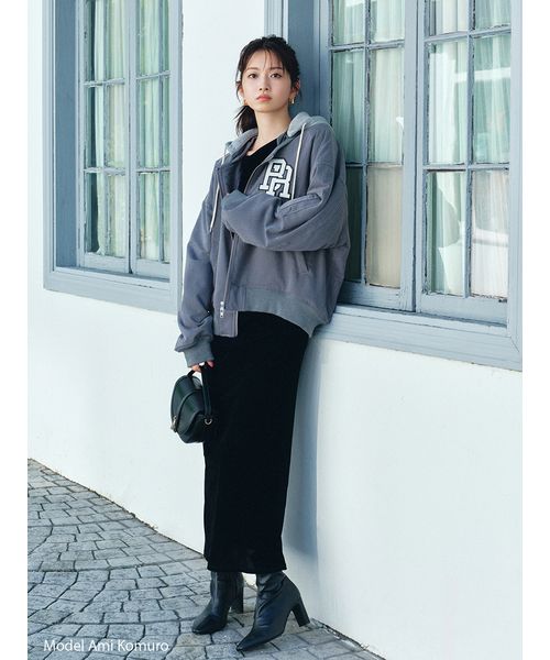 フロッキーベロアドレープドレス(508485164)｜阪急百貨店公式通販