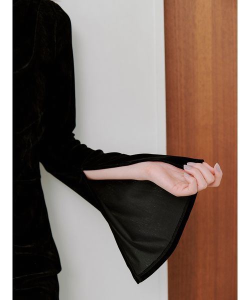 フロッキーベロアドレープドレス(508485164)｜阪急百貨店公式通販