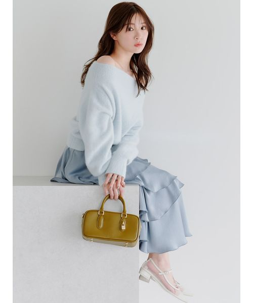 SNIDEL フォックスアルパカオフショルプルオーバー　完売品 フォックスアルパカオフショルプルオーバー(ニット)｜トップス