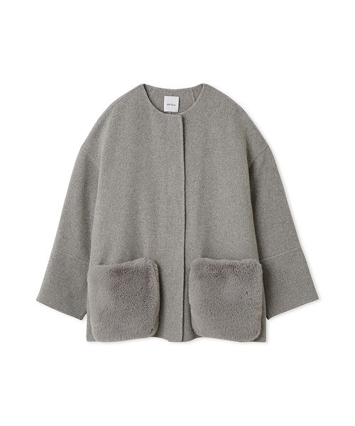 WEB限定カラー】2wayファーポケットリバーコート(508487929)｜阪急