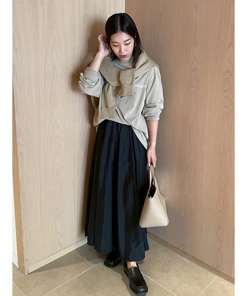 ウエストゴムシアーシャイニーバルーンスカート(508489274