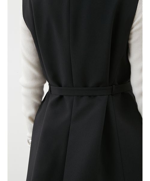 共ベルト付きオーバーサイズノーカラーベスト(508433732)｜阪急