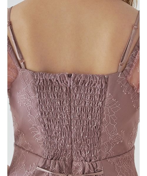 ギャザードレープレースドレス(508453997)｜阪急百貨店公式通販サイト