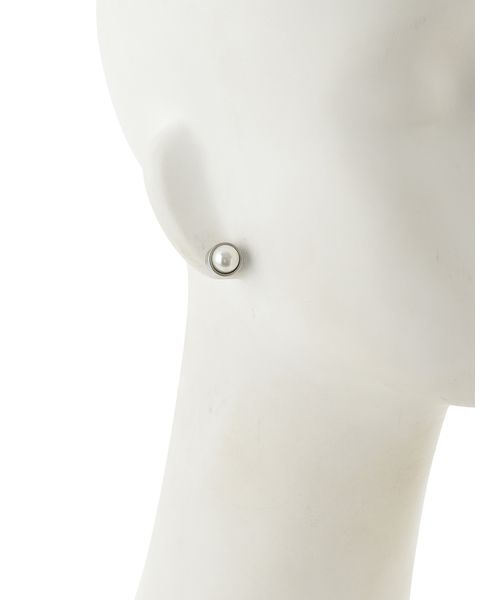 美品 パール　ピアス anq.】K10・「Lace」ベビーパールピアス 淡水パール | KU