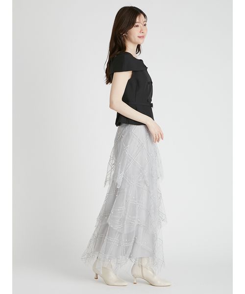 HANAE MORI×CELFORDコラボ】 オフショルダージレ(508398236)｜阪急