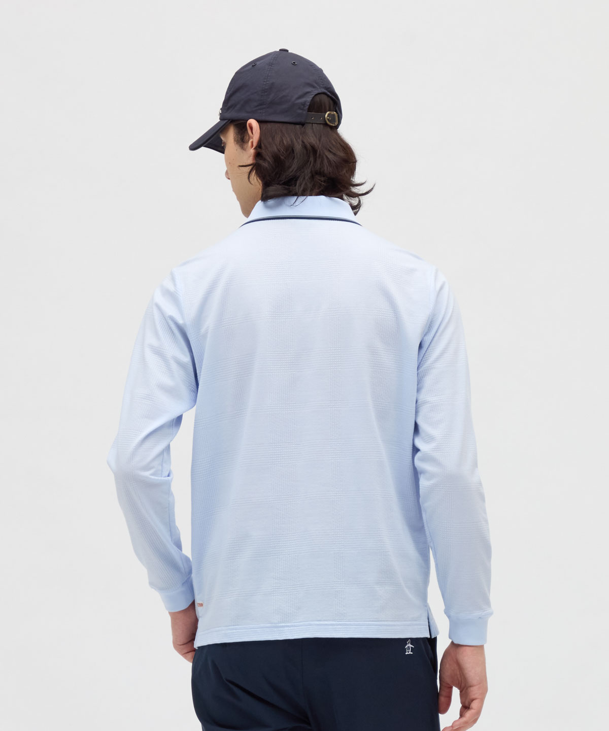 マンシングウェア Munsingwear サッカーグレンチェック長袖