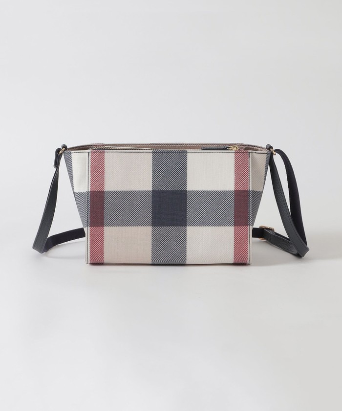 ☆最終お値下げ☆クレストブリッジチェックミニショルダー ナイロンオックスクレストブリッジチェックミニショルダーバッグ