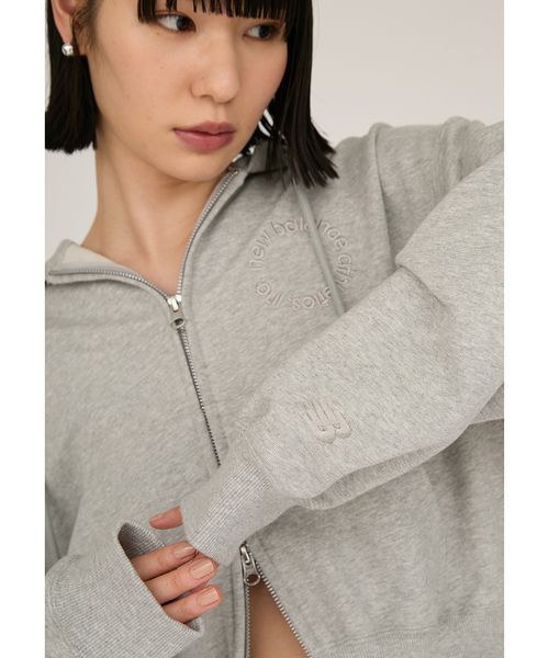 New Balance for emmi】ダブルジップフーディースウェット(508502319