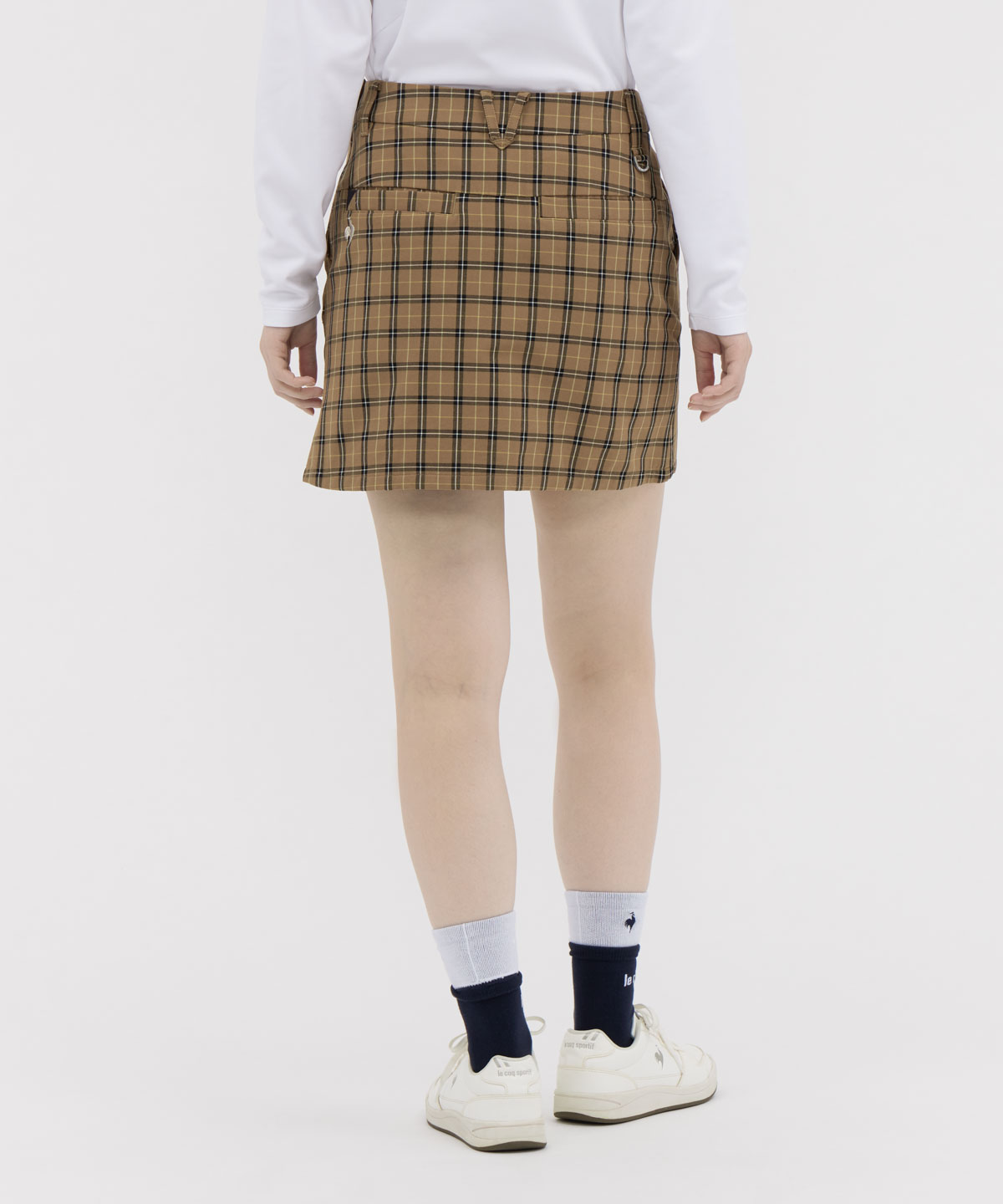 le coq sportif - ルコックスポルティフ　台形チェックスカート le coq sportif golf チェックスカート【アウトレット