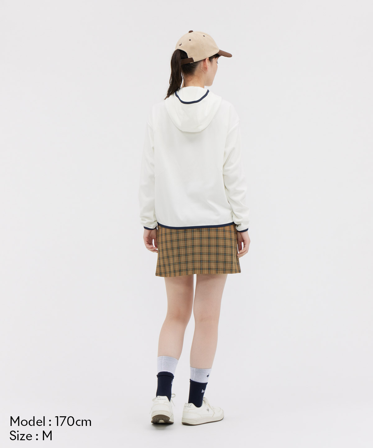 le coq sportif - ルコックスポルティフ　台形チェックスカート ルコックスポルティフ ゴルフ le coq sportif golf チェック柄