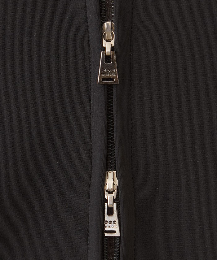 新品❣️TO BE CHIC パール マット　ダンボール　ロング ジレブラック マットストレッチダンボール ロングジレ(508493858)｜阪急百貨店公式