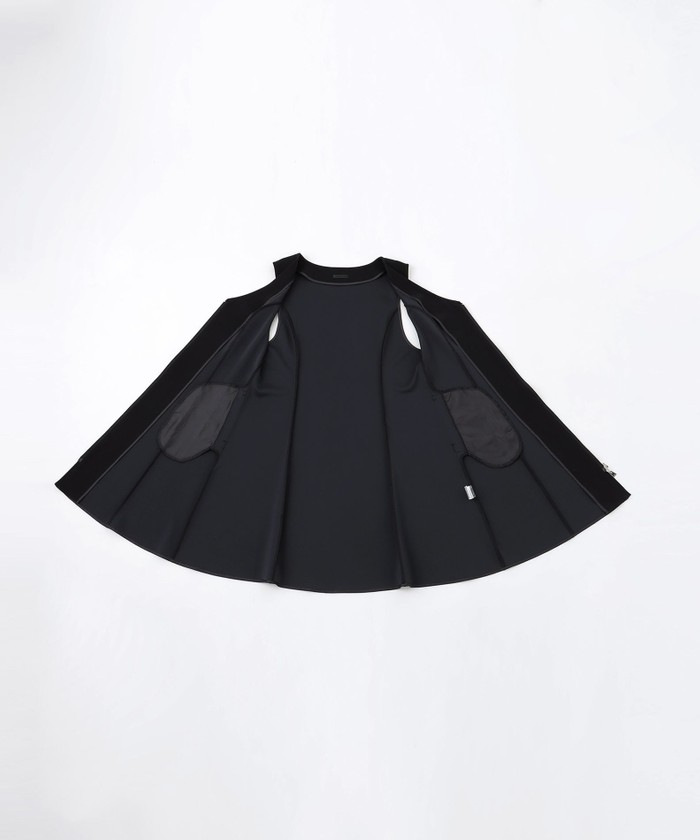 新品❣️TO BE CHIC パール マット　ダンボール　ロング ジレブラック マットストレッチダンボール ロングジレ(508493858)｜阪急百貨店公式