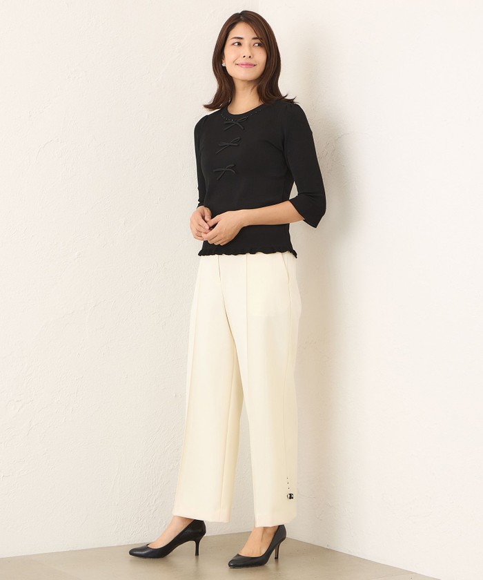 ピンク 長袖 トップス リボンデザイン　To. Be Chic 公式】TO BE CHIC(トゥービーシック)のファッション通販 - SANYO