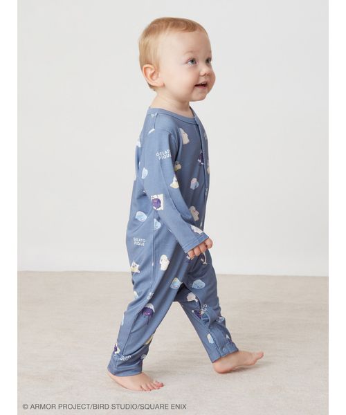 ドラゴンクエスト】【ベビー】アソートモンスター総柄ロンパース