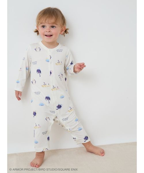 ドラゴンクエスト】【ベビー】アソートモンスター総柄ロンパース