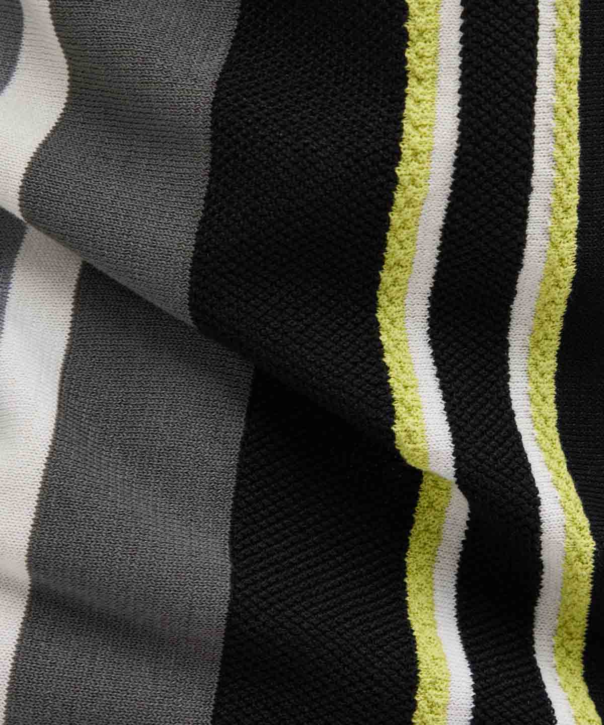 マンシングウェア MUNSINGWEAR マルチストライプニットベスト