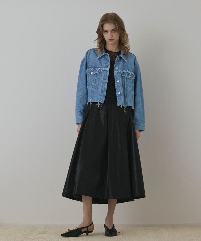 フリンジデニムジャケット(508524687)｜阪急百貨店公式通販