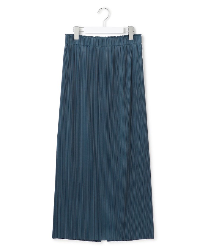 SLOW/一部店舗限定】トリコットプリーツ Iライン スカート