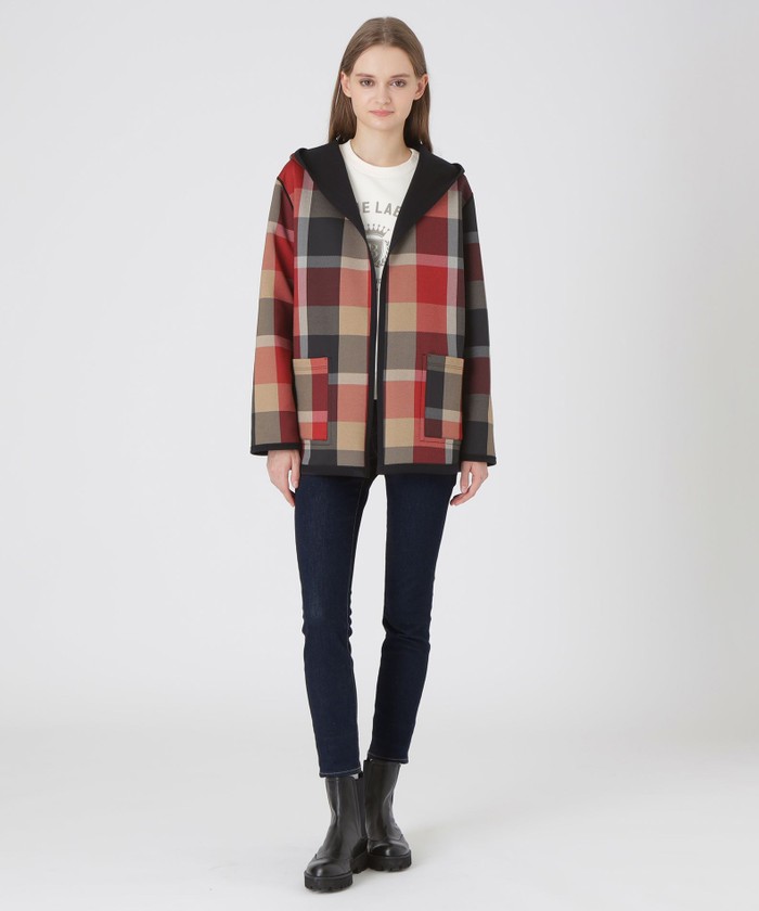 【新品タグ付】クレストブリッジチェックリバーシブルダンボールミディ丈コーディガン 2611-55F0440220.jpg?v=1733101977