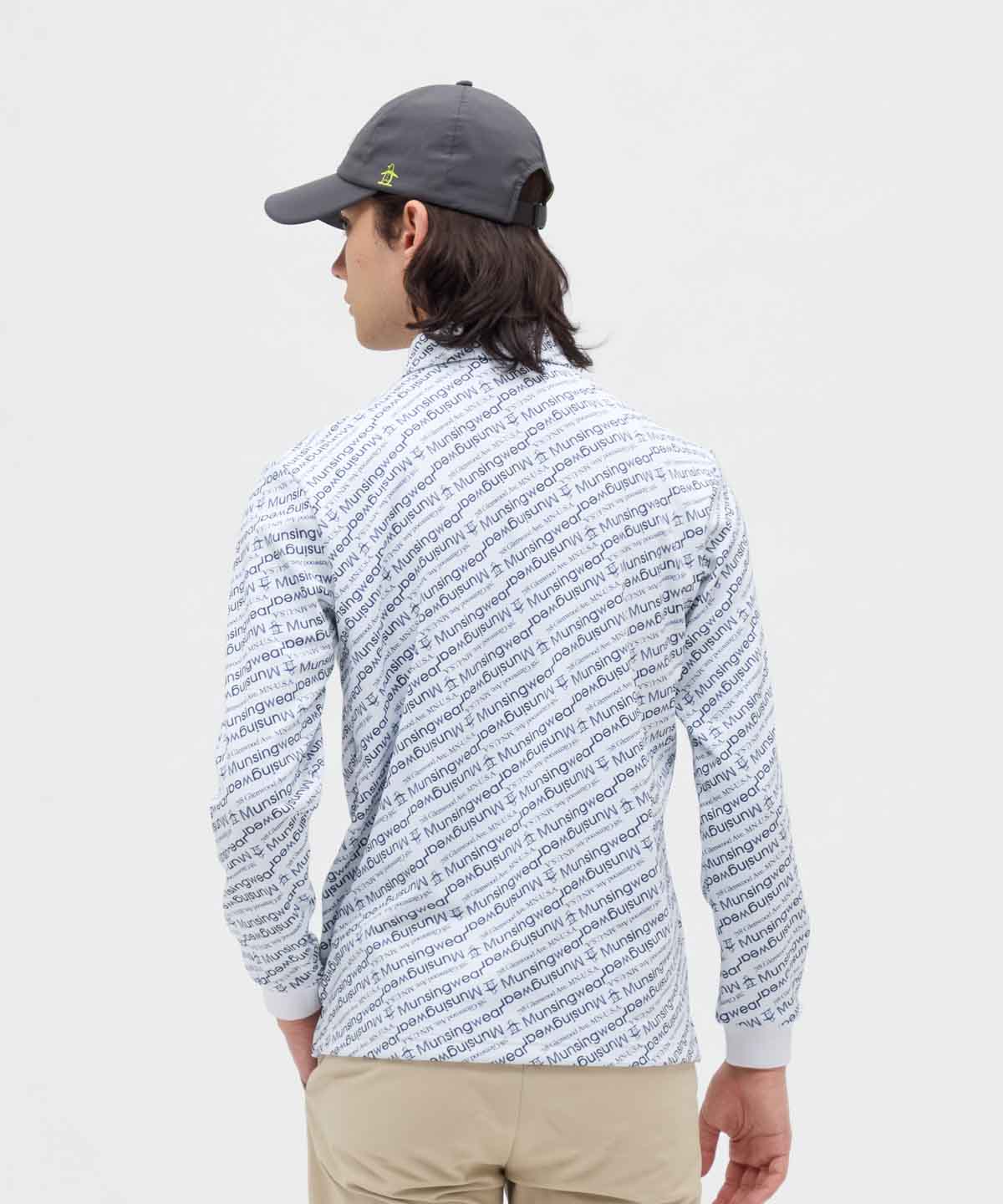 マンシングウェア マンシングウェア Munsingwear HEAT NAVI ロゴ総柄プリント台