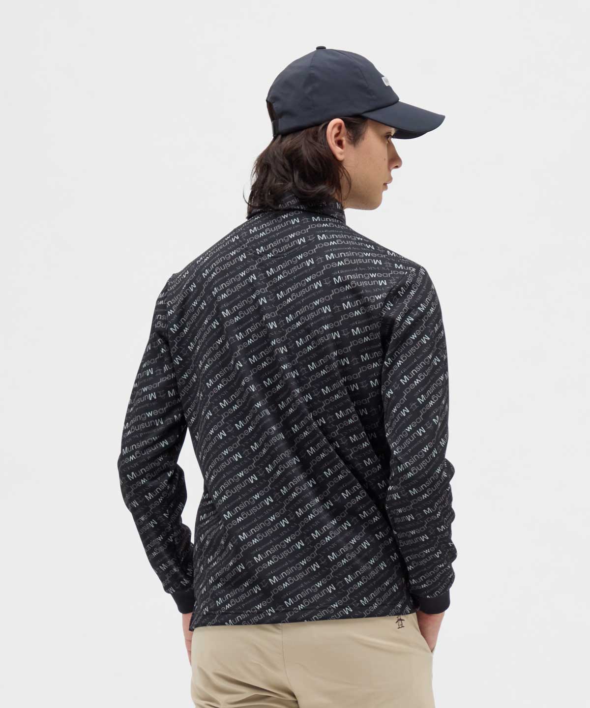 マンシングウェア マンシングウェア Munsingwear HEAT NAVI ロゴ総柄プリント台