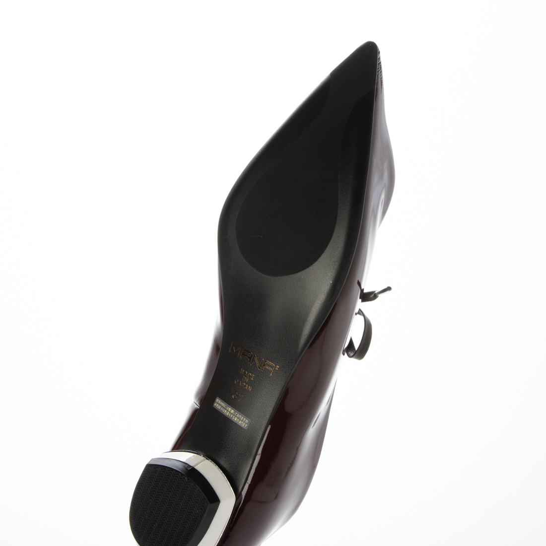 MANA チェックパンプス 送料無料】MANA マナ パンプス レースアップ スクエアトゥ