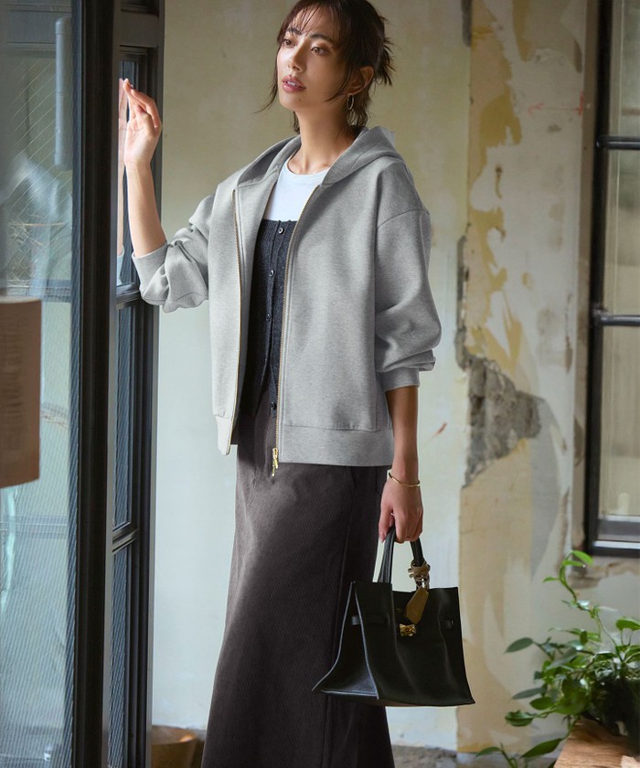 洗える】コットンエアーダンボール コクーン フーディー(508554076