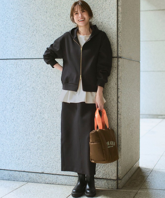 洗える】コットンエアーダンボール コクーン フーディー(508554076