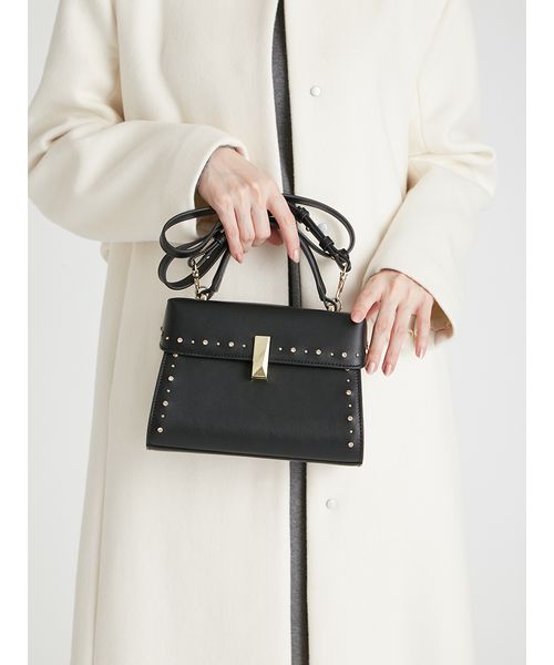 リュタン】ビジュースタッズポシェット（M）(508381613)｜阪急百貨店