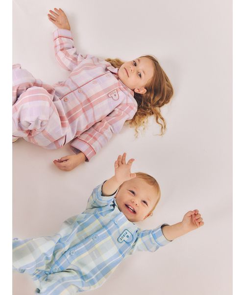 BABY】チェック柄シャツロンパース(508555678)｜阪急百貨店公式通販