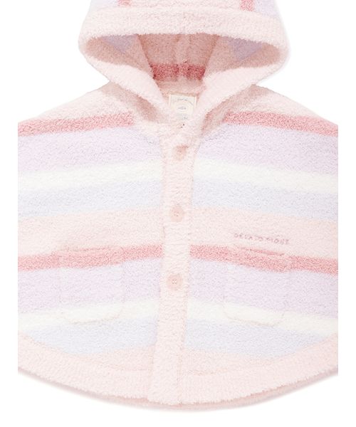 BABY】ベビモコカラフルボーダーポンチョ(508555695)｜阪急百貨店公式