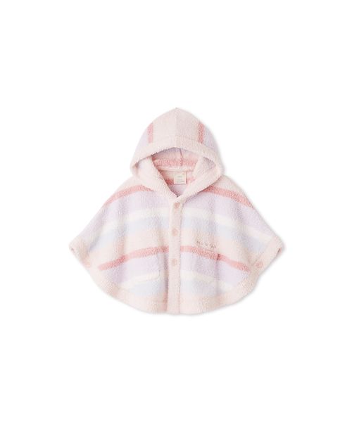 BABY】ベビモコカラフルボーダーポンチョ(508555695)｜阪急百貨店公式