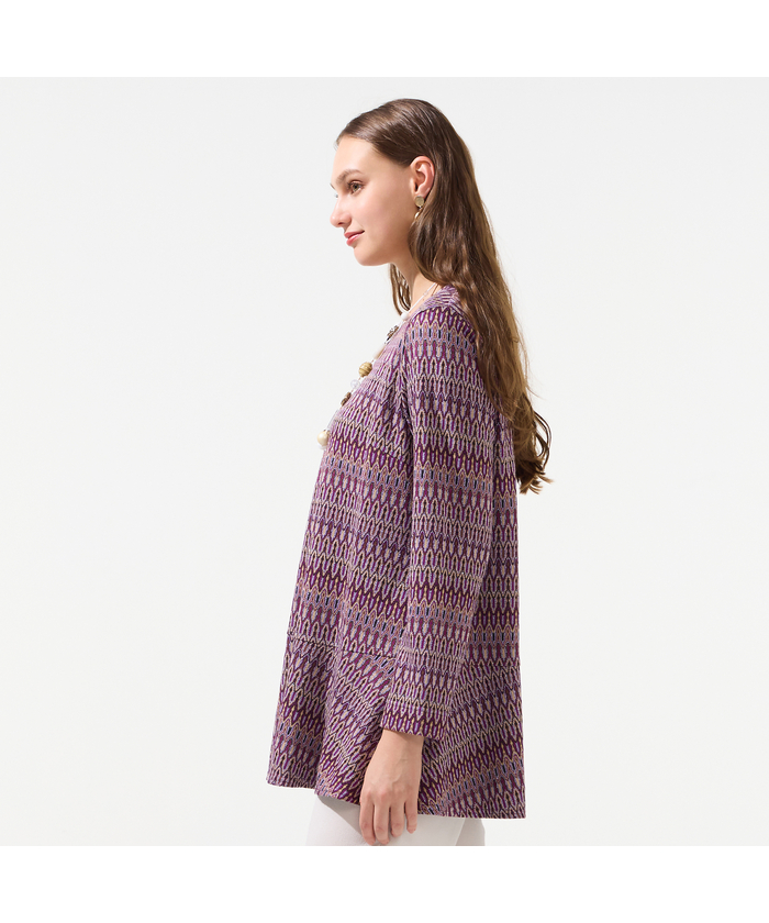 リリアンビューティ　ストレッチ素材チュニック　LLサイズ リリアンビューティストレッチ素材チュニックLLサイズ