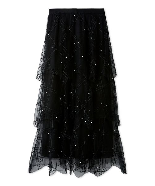 HANAE MORI×CELFORDコラボ】パールスカート(508381590)｜阪急百貨店