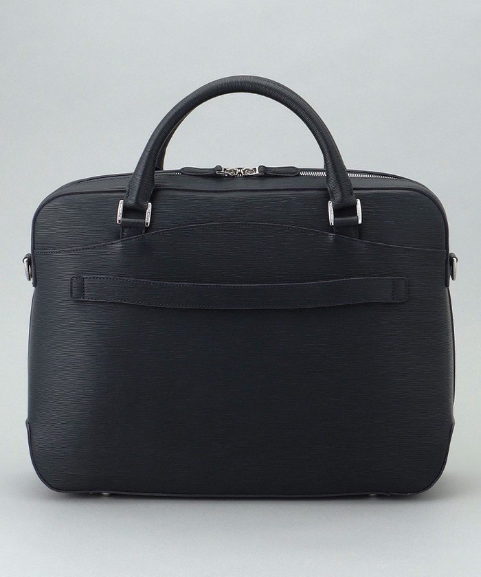 日本製【PELLE MORBIDA】型押しレザー ブリーフバッグ(508569392