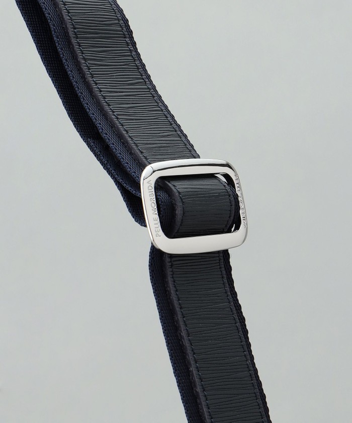 日本製【PELLE MORBIDA】型押しレザー ブリーフバッグ(508569392