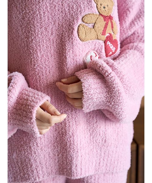 ONLINE限定】ベビモコベアさがらプルオーバー＆ロングパンツセット