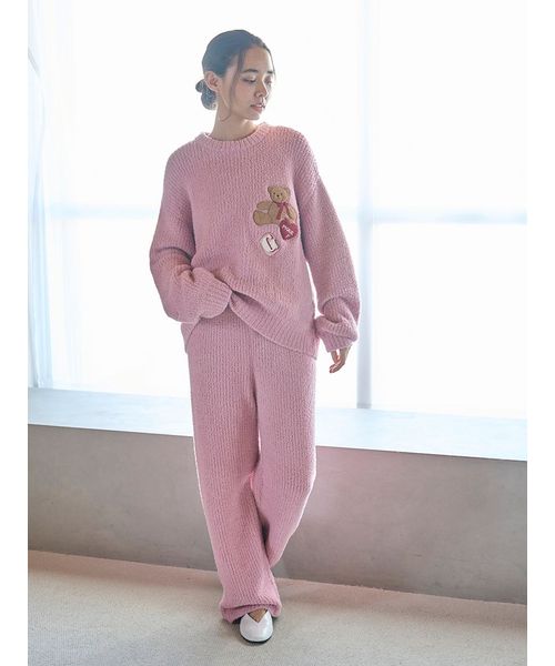 ちぃ⭐︎ベビモコさがらプルオーバー＆ロングパンツセット ONLINE限定】ベビモコベアさがらプルオーバー＆ロングパンツセット