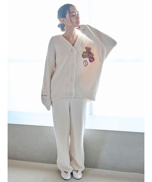 ジェラートピケ ベビモコベア さがらプルオーバー＆ロングパンツセット ONLINE限定】ベビモコベアさがらプルオーバー＆ロングパンツセット