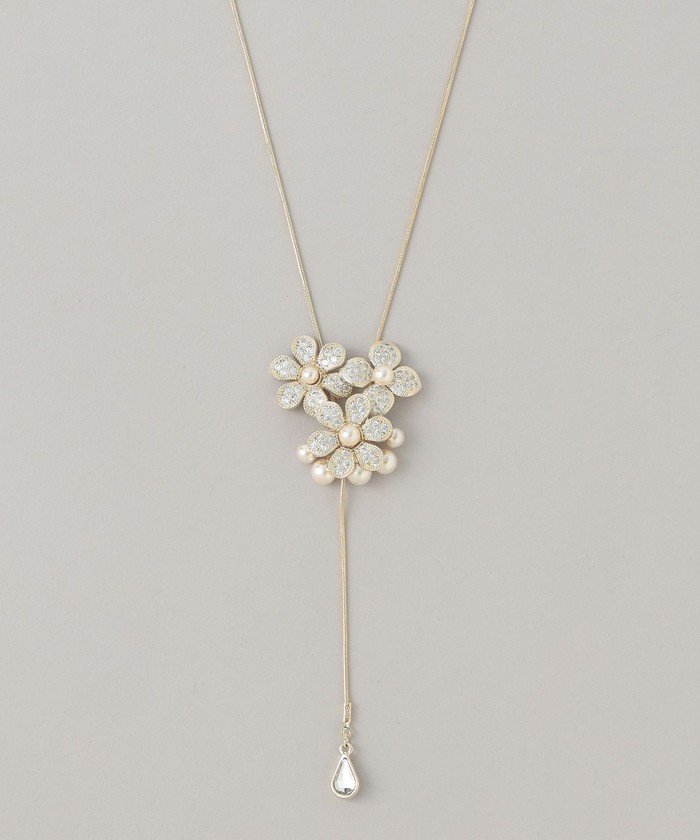 パヴェフラワースライド ネックレス(508565583)｜阪急百貨店公式通販