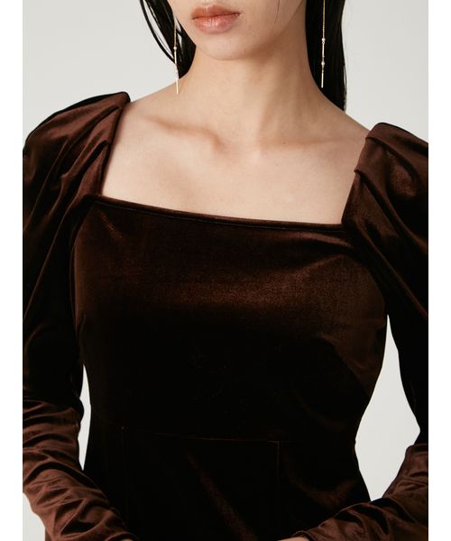 ベロアナローワンピース(508577807)｜阪急百貨店公式通販サイト｜阪急